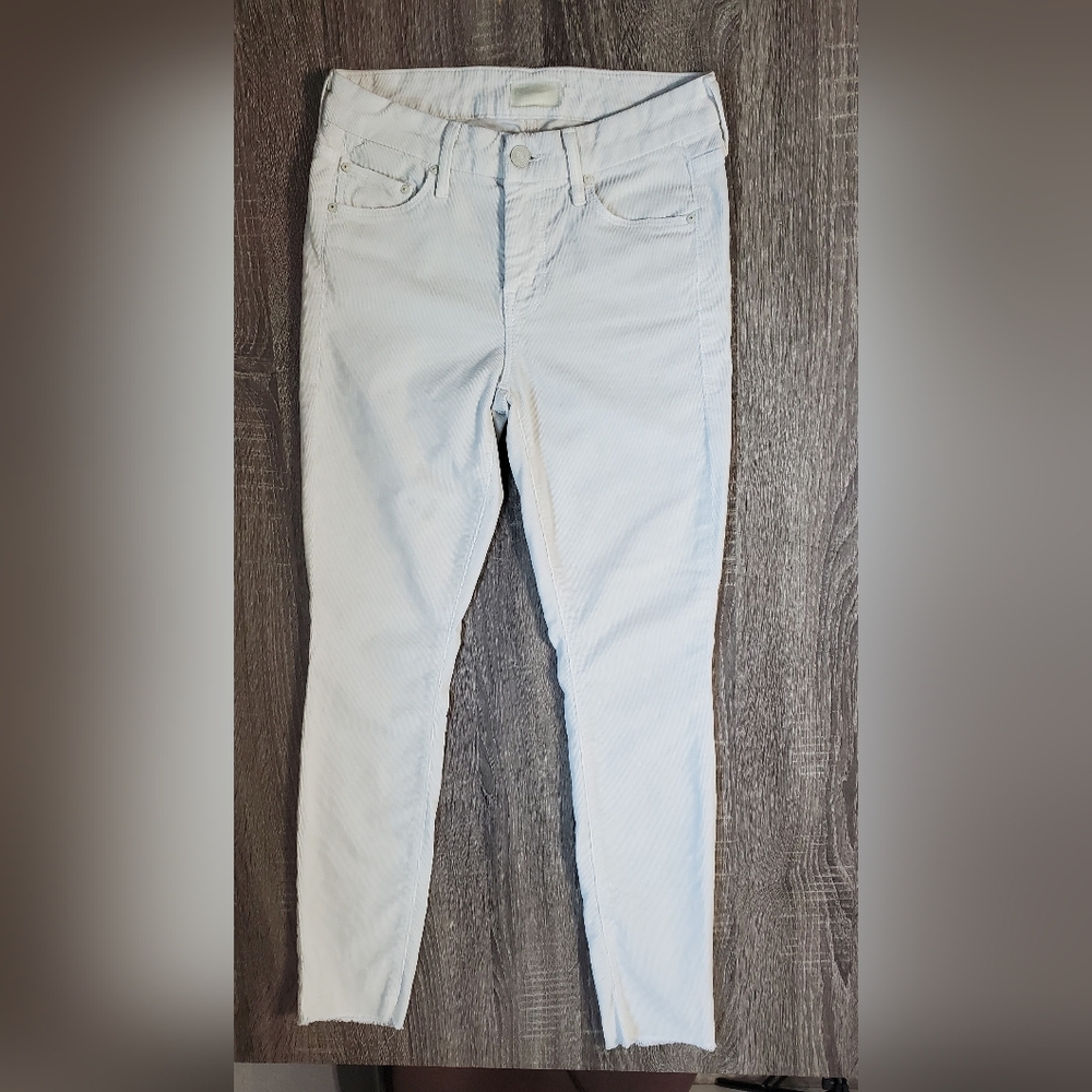Mother Loocker Ankle Fray Corduroy Hopscotch Size 24 Jeans Pre-owned